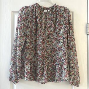 Gap Sheer Floral Blouse - S